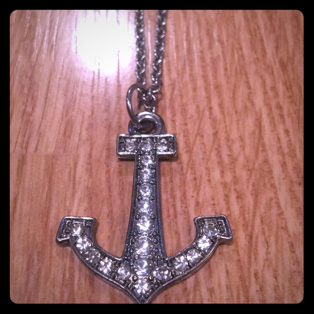 Long Anchor Necklace